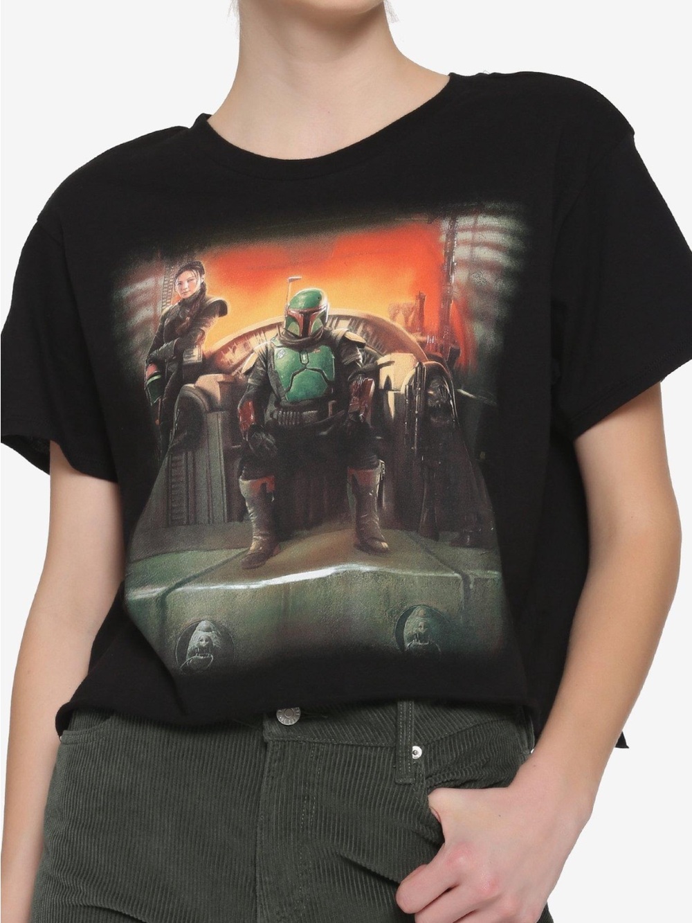 Star Wars Boba Fett Crop Top